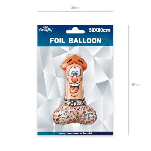 Fóliový balónik na penis, Slepačia párty, 18. narodeniny, zábavný balón