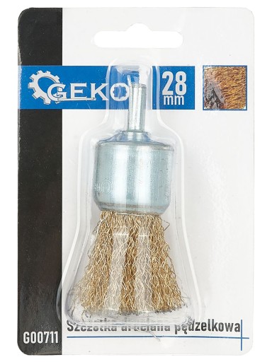 DRÔTENÁ KEFA 28MM VLNOVANÝ DRÔT PRE MOSAZDNÚ VŔTAČKU