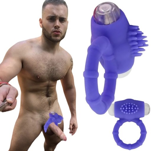EREKČNÝ VIBRAČNÝ KRUH NA PENIS, DLHší SEX, SILNÁ EREKCIA