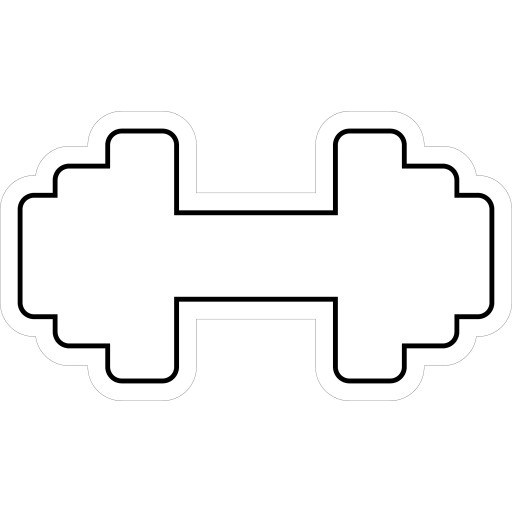 Vykrajovač na sušienky Gym Dumbbell 2