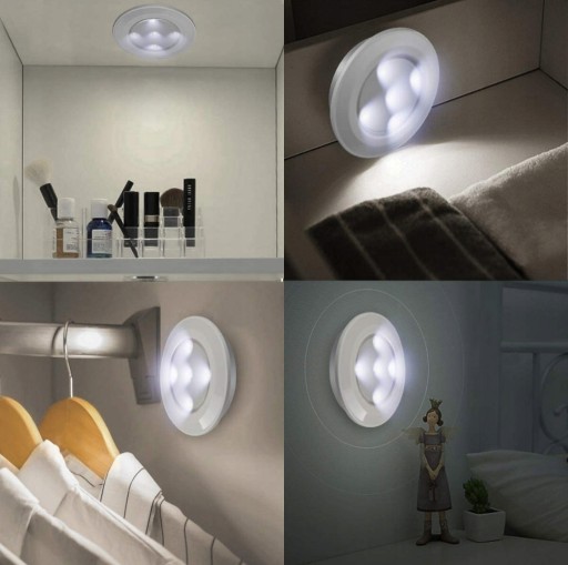 SAMOLEPIACA DOTYKOVÁ BATÉRIOVÁ LED LAMPA