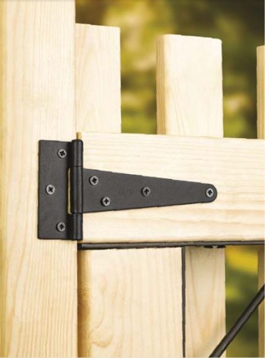 Čierny trojuholníkový dverný záves ZT100 100x30x65x2 mm Domax 1 ks.