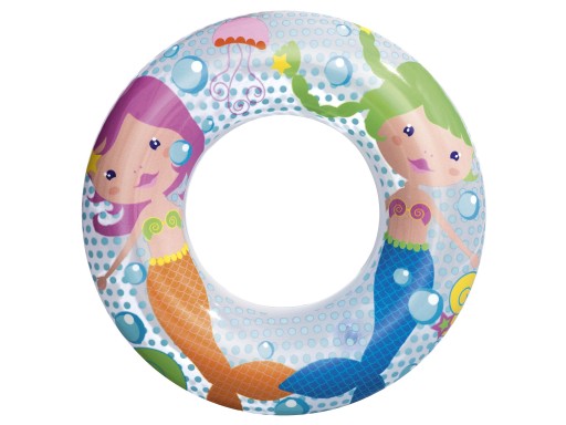 Krúžok na plávanie pre deti Morské panny BESTWAY Sea Animals 51cm