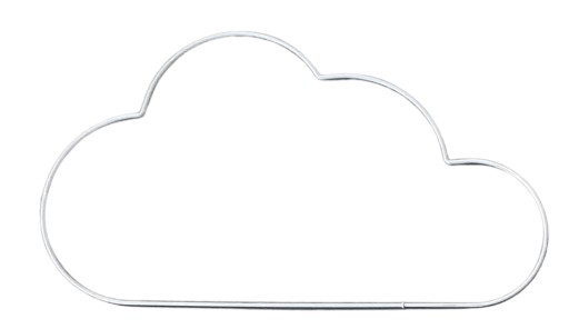 Kovová obruč - Cloud