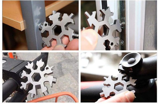 MULTIFUNKČNÝ KĽÚČ SNEHULIENKA 18v1 GADGET KEYRING