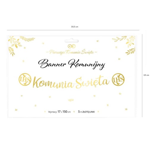 Prijímanie banner Dekorácie svätého prijímania