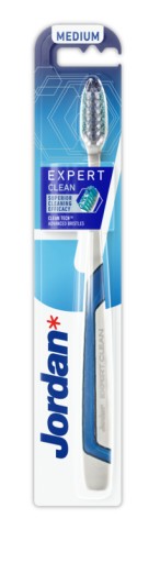 JORDAN EXPERT CLEAN zubná kefka pokročilé uhlie MEDIUM medium