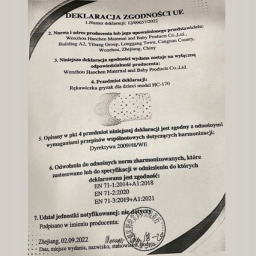 UKLIDŇUJÚCE RUKAVICE NA DETSKÚ RUKU NA ZÚBKY