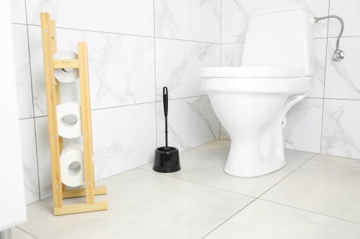 TOALETNÁ KEFA čierna, sada do kúpeľne a WC, s klasickou nádobou