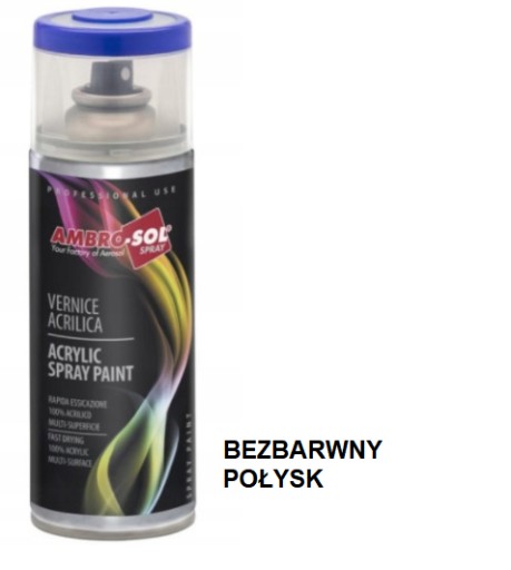 Uni. akrylový lak Bezfarebný RAL000 lesk