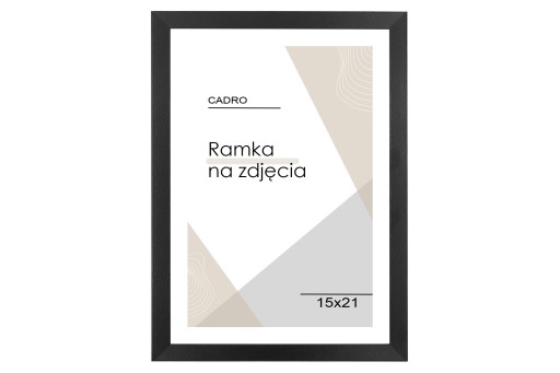 Fotorámik 15x21 čierny fotorámik MDF A5 CADRO