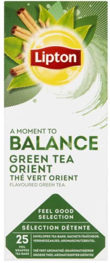Lipton Green Tea Orient čaj v obálkach 25 ks