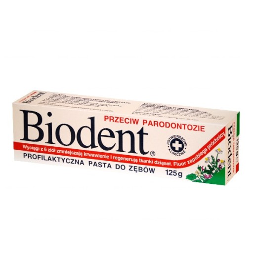Biodent zubná pasta proti paradentóze 125g