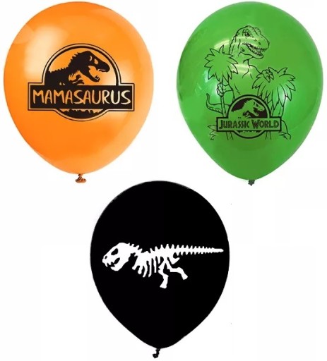 SADA BALÓNOV JURSKÝ SVET DINOSAURY 12 ks