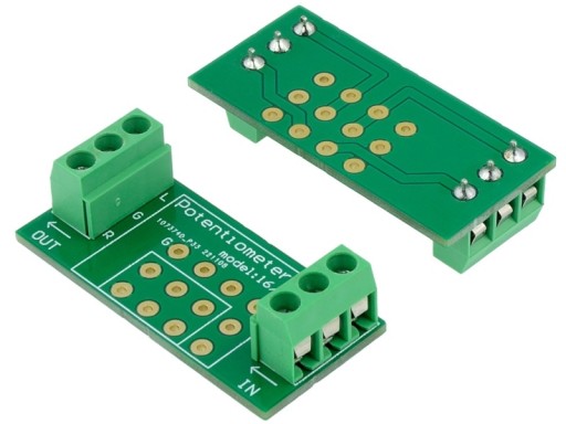 ALPS PCB POTENCIOMETER ZLATENÝ RK163 RK271 + 2XARK
