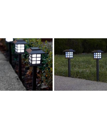 SOLAR RETRO záhradná lampa, nalepovací lampáš