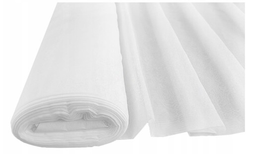 Biely voál, dĺžka 300 cm