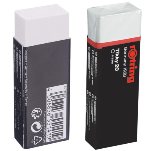 Guma ROTRING TIKKY 20, biela, účinná, odolná guma