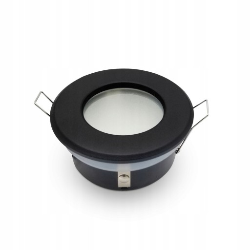 Hermetické halogénové očko pre Soffit Matt Black IP44