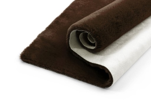 Koberec 40x60 Mäkká plyšová kožušina do spálne, kúpeľňa králik 106