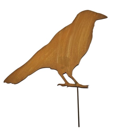 Bird Bird Raven 1 A-board Dekorácia Záhradná dekorácia Corten Effect