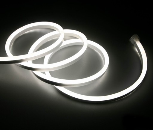 NEON FLEX LED 230V STUDENÁ BIELA JEDNOSTRANNÁ VÝKONNÁ
