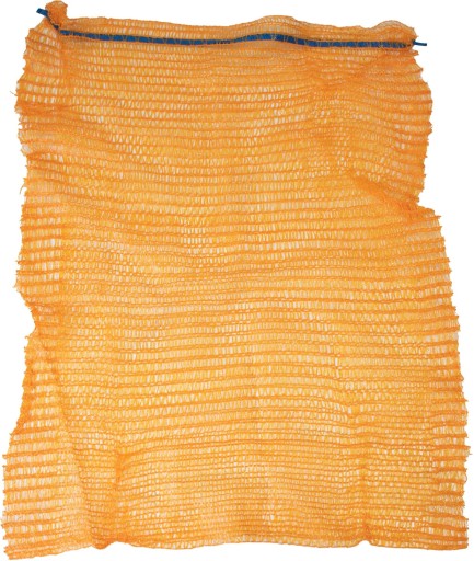 Rašlová taška so šnúrkou 50x80 cm, oranžová, 30 kg