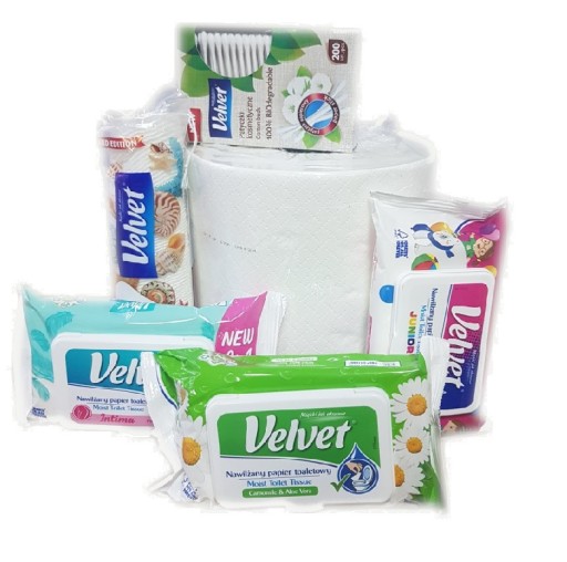 VELVET JUNIOR vlhčený toaletný papier 48 ks