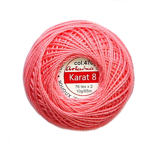 Cordonek Karat 8 ružový 0470 ARIADNA 10g 65m
