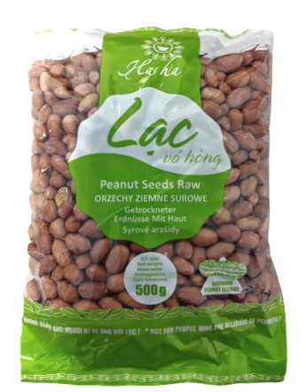 Celé surové arašidy HaHa 500g