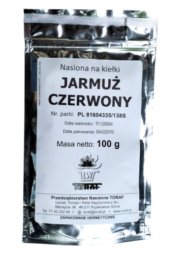 Semená klíčkov MICROGREENS RED KALE 100g