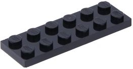 LEGO PLATE 2X6 ČIERNA Č. 3795 PRE 2 KS