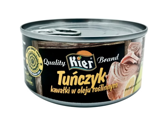 Tuniak v RASTLINNOM OLEJI 170g KIER veľké kusy