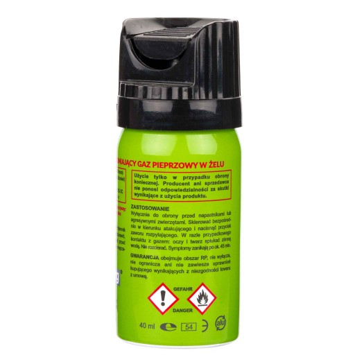 Sharg Defense Green Gel paprikový sprej 2 milióny SHU 40 ml Kužeľ