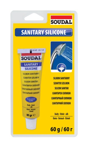 Súdal biely sanitárny silikón 60 ml blister