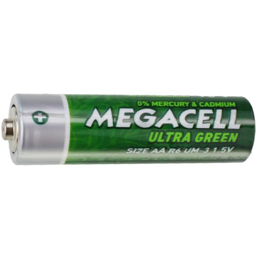AA BATÉRIE 4 KUSY MEGACELL HEAVY R6 1,5V HRUBÉ TYČKY SILNÁ BATÉRIA