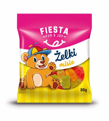 MISIE Fiesta ovocné želé 80g pre deti