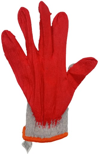 Ochranné rukavice, 10 párov, červené - M-Glove