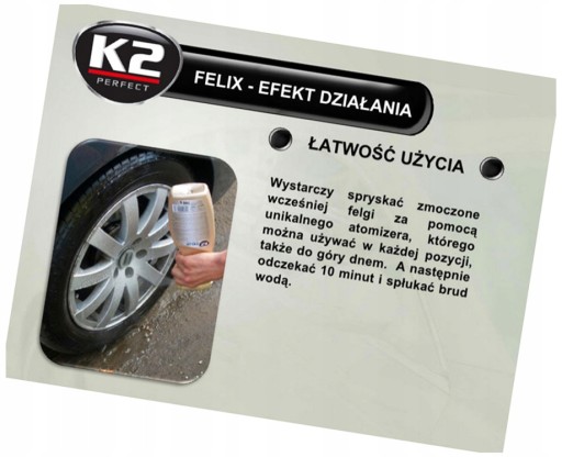 K2 FELIX RIM TEKUTINY UMÝVA RÁFKY A NÁBOJE HIT FV