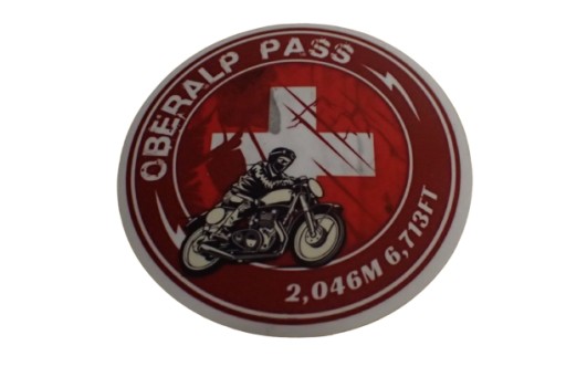 NÁLEPKA GROSSGLOCKNER OBERALP PASS 6,6 x 6,6 cm