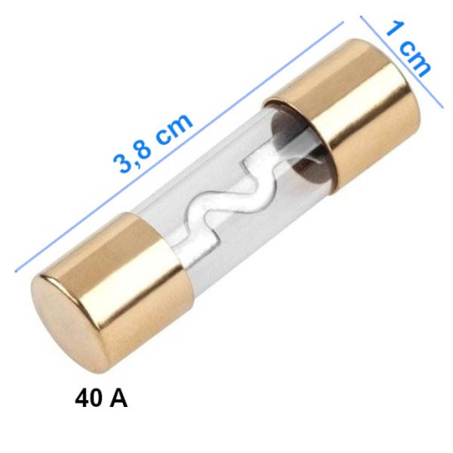 POISTKY SKLENENÉ TRUBICE 40A