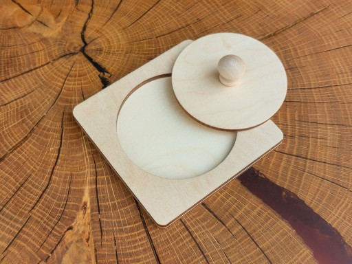 Puzzle blok Montessori kruh vzdelávacie puzzle bloky