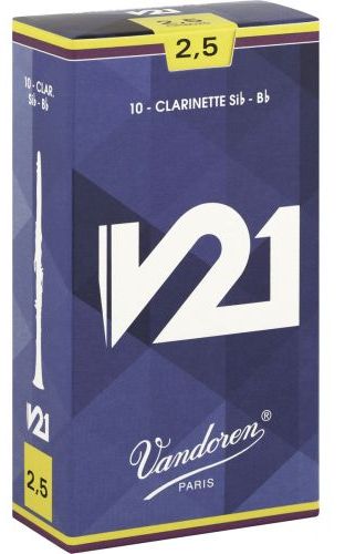 Klarinetový plátok V21 Vandoren, tvrdosť 2,5