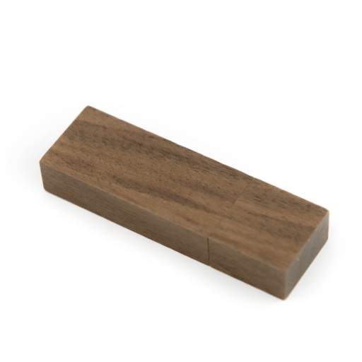 Drevený pendrive 8 GB usb 2.0 ECO tmavé drevo - Orech ako DARČEK
