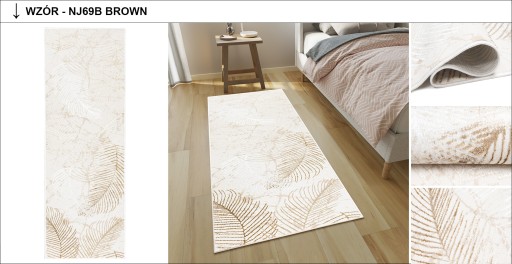 CRYSTAL koberec 70 cm lesklý moderný módny mäkký rôzne vzory