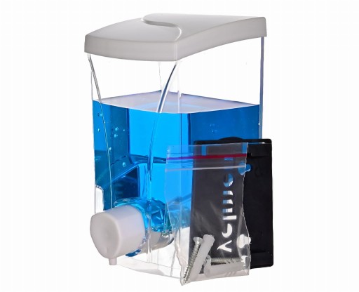 DÁVKOVAČ NA MYDLO GÉL NA MYDLO NA NÁSTENKU S TLAČIDLOM 500ml (T1)