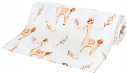Bocioland BAMBOO PLIENKA 30x30 ULEWAJKA mini plienka Alpaka
