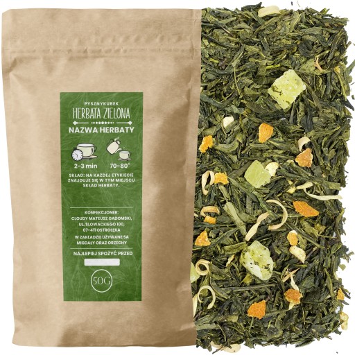 Zelený čaj MANGO S POMARANČOM 50G sencha