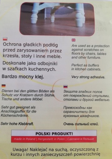 Plstené podložky pod okrúhly nábytok fi30 15 ks