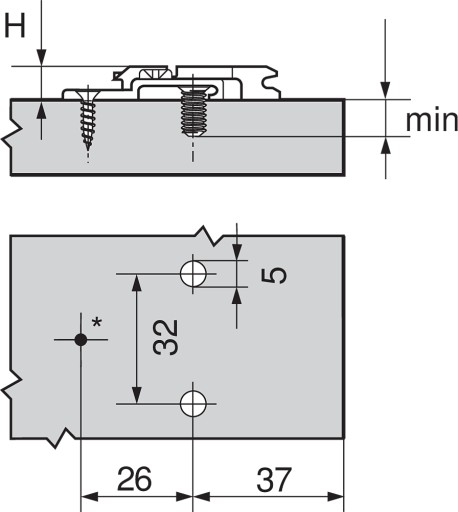 BLUM VODIČ KLIPOV PRE PÁNT 175H9190.22